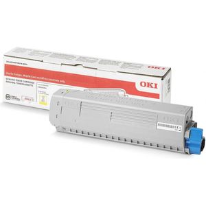 OKI 46861305 toner cartridge geel hoge capaciteit (origineel)