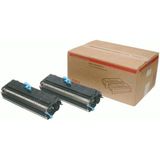 OKI - Toner - 09004169 (BK) - Tot 12000 Pagina's A4 - Geoptimaliseerd Voor Single Pass