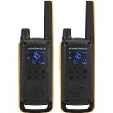 Motorola TLKR-T82 Extreme - Twin Pack - met Remote Speakers - Zwart
