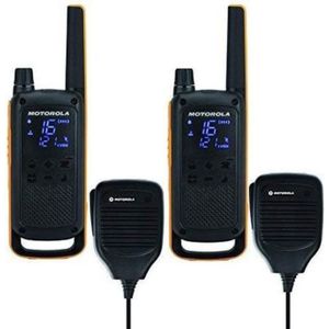 Motorola Talkabout T82 Extreme Twin Pack twee-weg radio 16 kanalen Zwart, Oranje