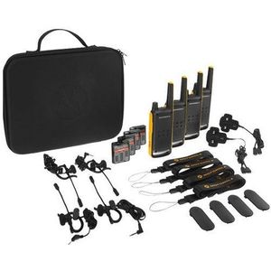 Motorola - Talkabout T82 Extreme - 2-weg Walkie Talkie Radio - Geel/Zwart - Quad Pack