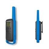 Motorola Talkabout T62 PMR-Funkgeräte (2er Set, PMR446, 16 Kanäle und 121 Codes, Reichweite 8 km) blau