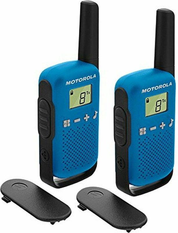 Motorola Talkabout T42 Walkie Talkie - Twin Pack - Blauw