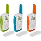 Motorola Talkabout T42 Walkie Talkie - Triple Pack - Wit