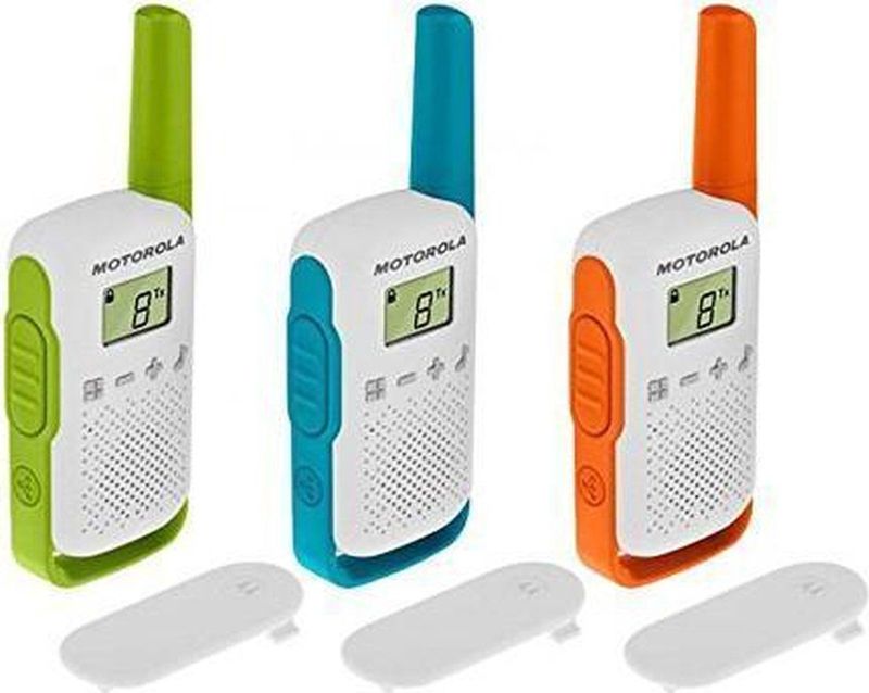 Motorola Talkabout T42 Walkie Talkie - Triple Pack - Wit