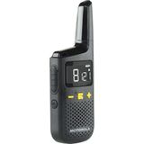Motorola XT185 Two-Way Radio 16 kanalen 446 MHz zwart - walkietalkie (16 kanalen, 446 MHz, 8 km, 24 uur accu)