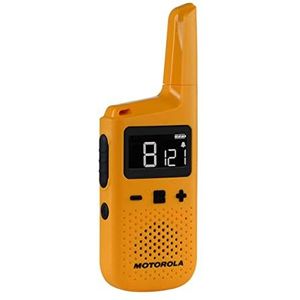Motorola T72 portofoon, 16 kanalen, geel (8 km), Walkietalkie, Oranje