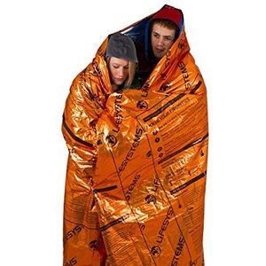 Lifesystems Unisex Heatshield Thermische Deken - Single Survival Product, Oranje, One Size UK