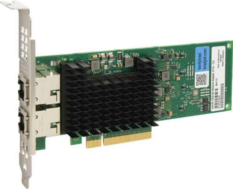 Intel - X710-T2L - Netwerkadapter - Zwart - Grijs - Groen
