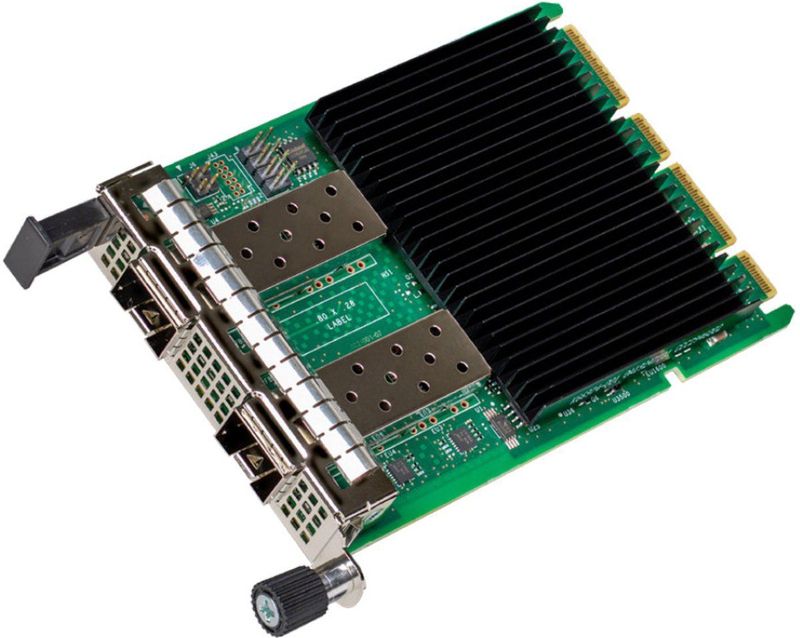 Intel - E810-XXVDA2 - Netwerk Adapter - Zwart Groen Zilver