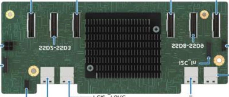 Intel - 2U Midplane Uitbreidingspaneel - Server Accessoires - Groen