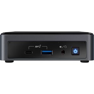 Intel Next Unit of Computing 10 Performance kit - NUC10i7FNKN - Barebone - mini-PC - 1 x Core i7 10710U 1.1 GHz - RAM 0 GB - UHD Graphics - GigE - WLAN: Bluetooth 5.0, 802.11abgnacax