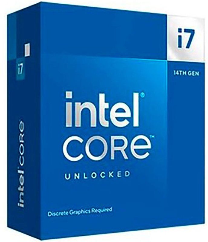 CPU - Intel Core i7 processor - 14700KF - 33M Cache tot 5.60 GHz - Socket 1700 - 14e generatie