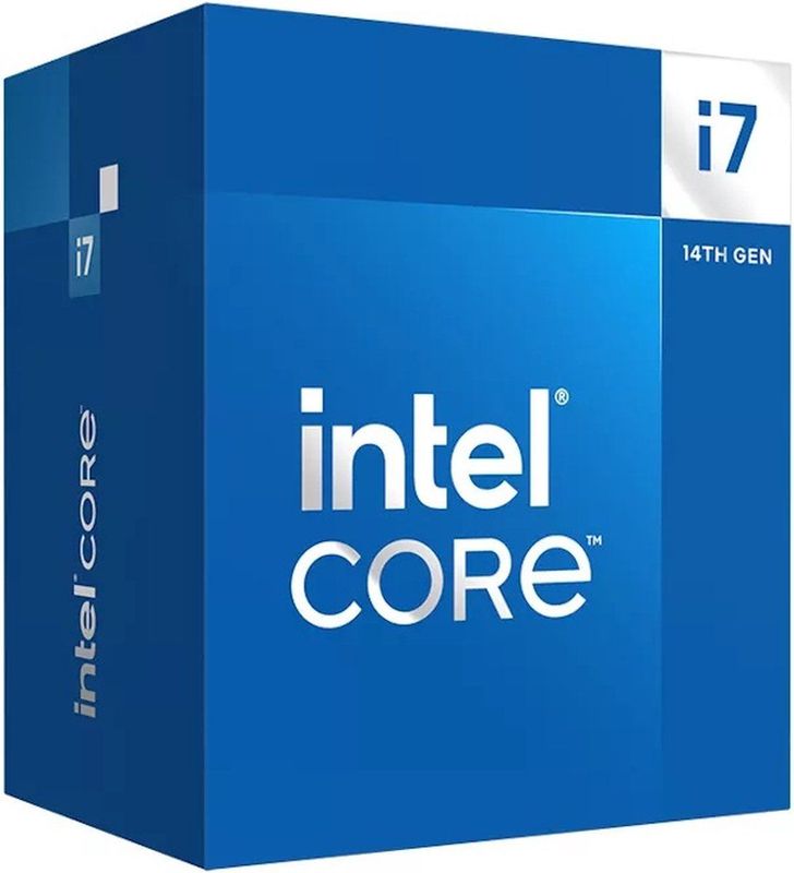 CPU - Intel Core i7 processor - 14700F - 36M Cache tot 6.00 GHz - Socket 1700 - 14e generatie