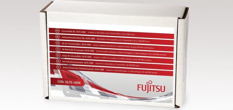 Fujitsu - Set 3670-400k - Verbruikskit - Voor Scanner - Inclusief Instructies