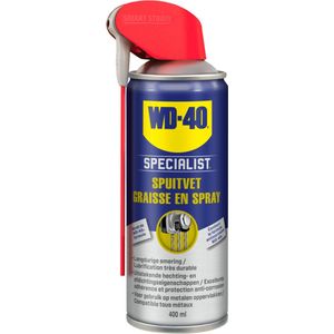 WD-40 Specialist® Spuitvet - 400ml - Smeervet - Smeermiddel - Langdurige smering, waterdicht, en anti-corrosie