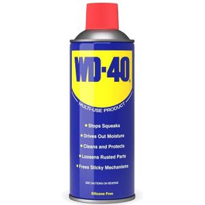 WD-40 Multifunctioneel Product - Spray 400 ml - Smeert, Beschermt tegen Roest, Diëlektrisch, Reinigt Metalen en Kunststoffen en Verdringt Vocht