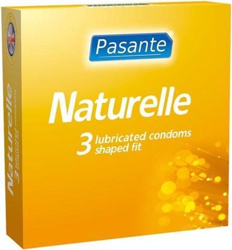 Pasante - Naturelle - Condooms - Transparant - Natuurlijk Rubber Latex - 3 Stuks