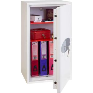 phoenix Tresor Fortress Sicherheitsstufe S2 nach EN14450 signalweiß 44,5 x 40,0 x 80,5 cm