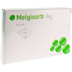 Melgisorb AG 5x5cm 10 stuks