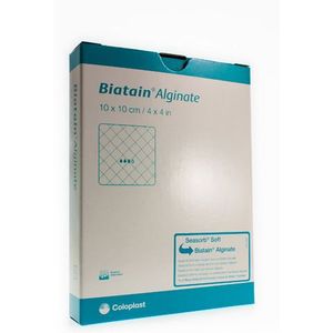 Seasorb Soft alginaatverband 10cmx10cm 5 stuks