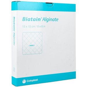 Seasorb Soft alginaatverband 15cmx15cm 10 stuks