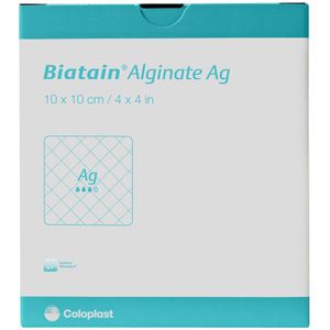 Biatain Ag alginaatverband 10x10cm 10 stuks