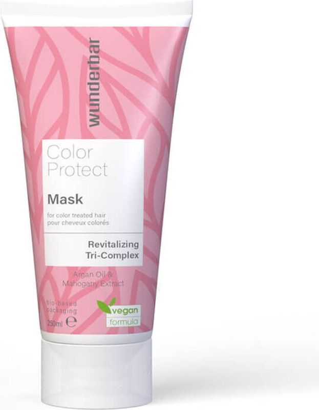 Wunderbar - Care Masker - Color Protect - 250ml - Arganolie - Mahonie-extract