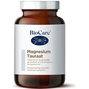 Biocare Magnesium tauraat  60 Vegetarische capsules