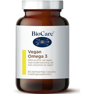 Biocare Vegan omega 3  60 Vegetarische capsules
