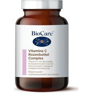 Biocare Vitamine C rozenbottel complex  150 Gram |