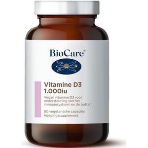 Biocare Vitamine D3 1000iu  60 Vegetarische capsules