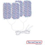 Tenscare E-Cm50100-Pm Tenscare E-Cm50100 - Perfect Mamatens reserve elektroden nieuw (4 stuks), hoogwaardige zelfklevende elektroden, voorgelicht en herbruikbaar, 50 mm x 100 mm,