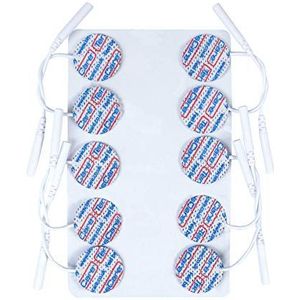 TensCare - Hoogwaardige ronde elektroden, zelfklevend en geschikt voor TENS- en EMS-elektrostimulatoren - 25 mm, 1