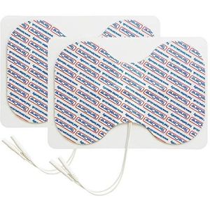 2 x herbruikbare vlinderelektroden voor elektrotherapieapparaten.