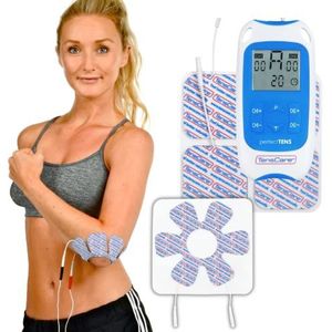 TensCare Perfect TENS-apparaat met 16 elektroden voor pijnverlichting, klinisch geteste programma's voor rugpijn, artritis, chronische pijn, 2 kanalen
