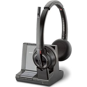 Poly W8220-M, MSFT Headset Draadloos Hoofdband Kantoor/callcenter Bluetooth Zwart