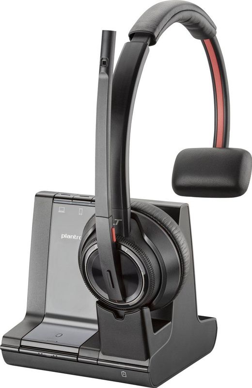 Poly - Savi 8210 - Kantoorheadset - Zwart - Draadloos - USB-A