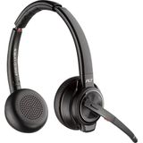 Poly 8220 UC Draadloze Hoofdband Headset - Zwart