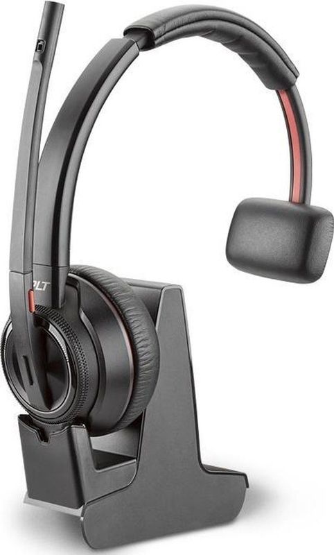 Plantronics Savi W8210 - Reserve Headset - Bluetooth - Zwart