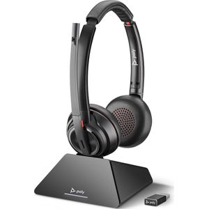 Poly - Savi 8220 - Draadloze Headset - Zwart - USB-A