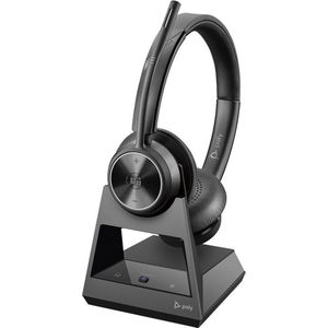 Poly Savi 7300 Draadloze Headset voor Handheld Kantoor/Callcenter - Zwart