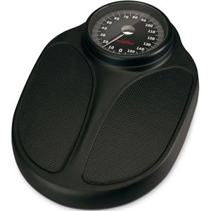 TERRAILLON Mechanische personenweegschaal – semi-professioneel, anti-slip coating, groot display, 160 kg max. – model ""TPRO Plus"" in zwart