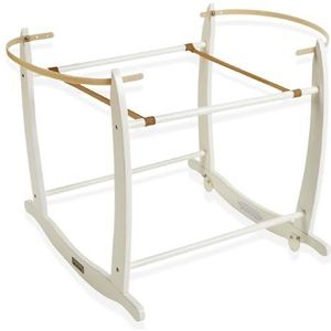 Clair de Lune Luxe schommelmand voor baby's, geschikt voor alle palmen- en wilgenmanden, wit