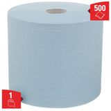 Poetsrol WypAll L20  2-laags 23,5x190m 500vel blauw 7300