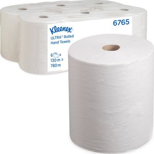 KLEENEX® ULTRA Handdoeken - Rol - Wit 6 stuks