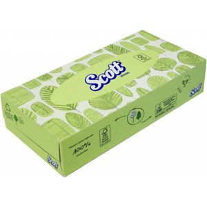 Scott - Gezichtsdoekjes - Wit - 2-laags - 2100 Vellen
