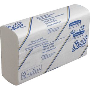 Scott - Slimfold - Handdoeken - Wit - 1-laags - 19 x 29,5 cm - AIRFLEX-materiaal
