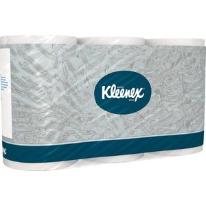 Kleenex toiletpapier, 3-laags, 350 vellen, pak van 6 rollen - 8440