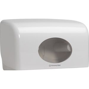 KCP 6992 Aquarius Toilet Tissue dispenser, kleine rollen, wit